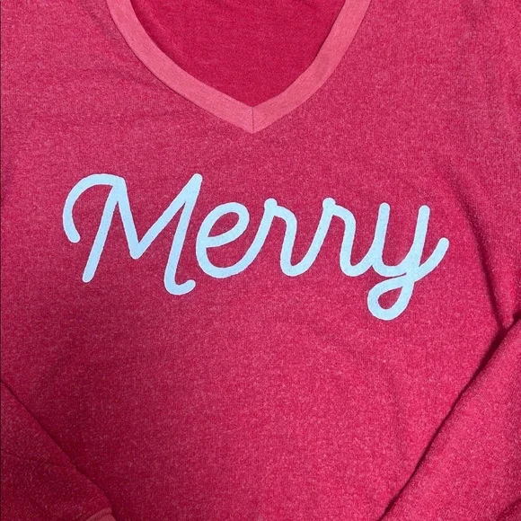 Festive “Merry” Sweatshirt - Picture 3 of 5